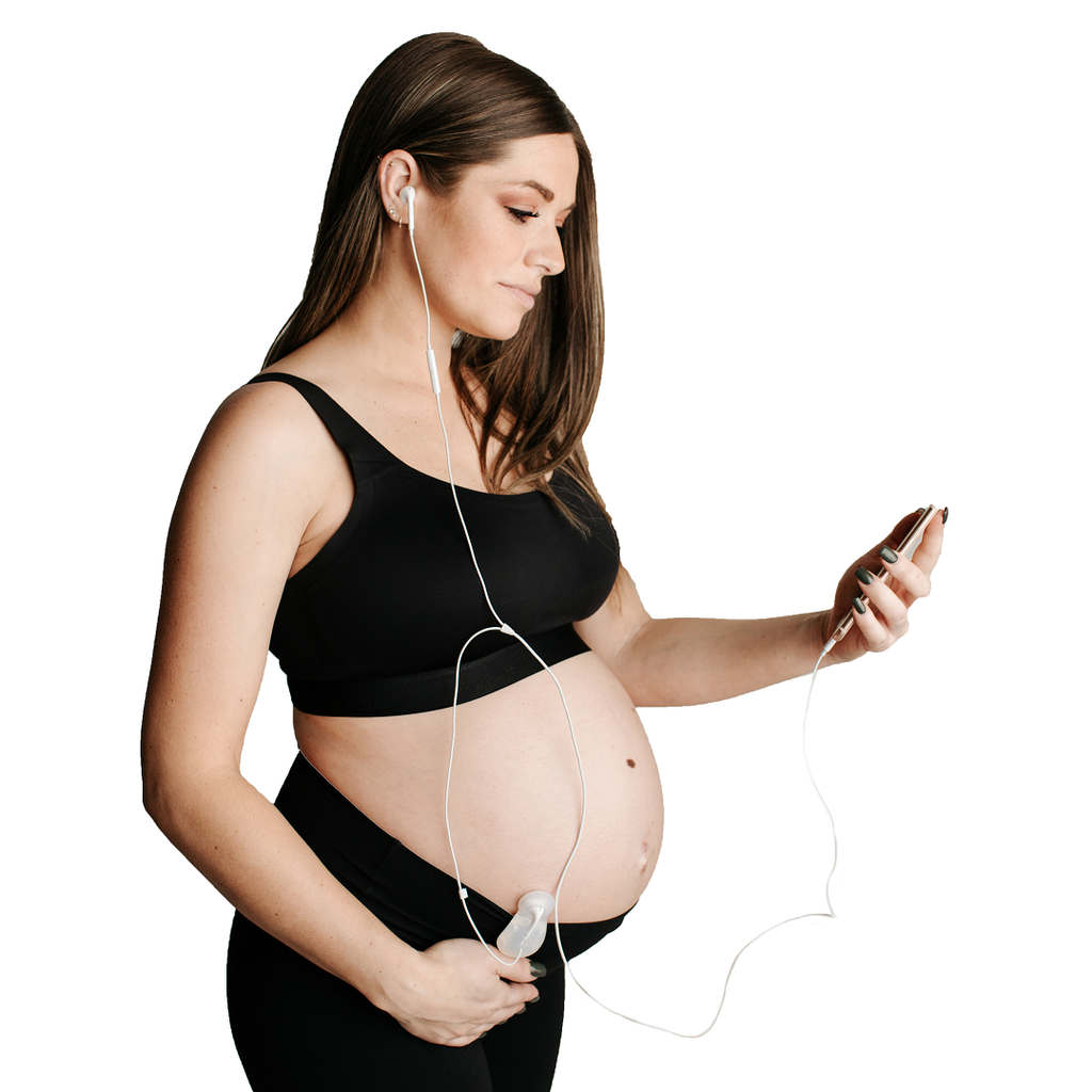 Leather Headphone Earmuffs Compatible With Belly Headphones for Pregnant  Women